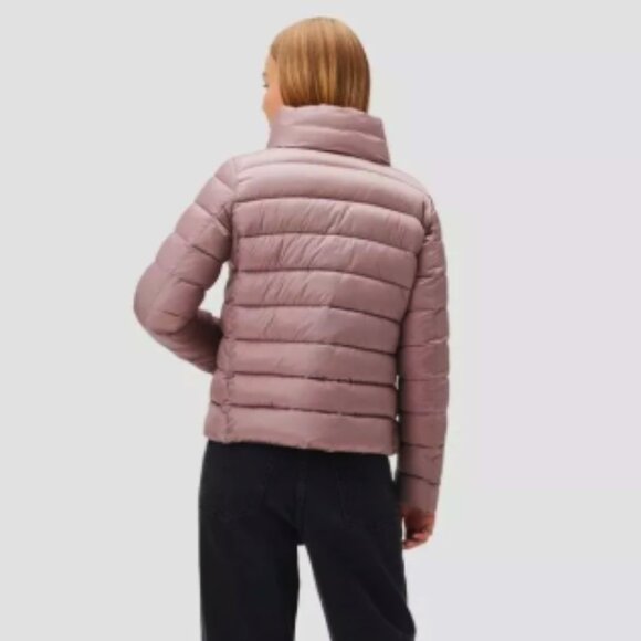 NWT Save the Duck Women's Elsie Puffer Jacket In Misty Rose sz Large - Picture 3 of 4